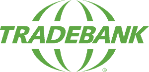 trade bank logo in green